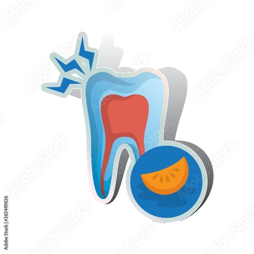 tooth sensitive to acidity