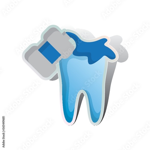 mouthwash and tooth