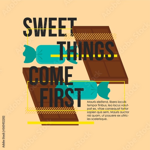 sweet things come first quote