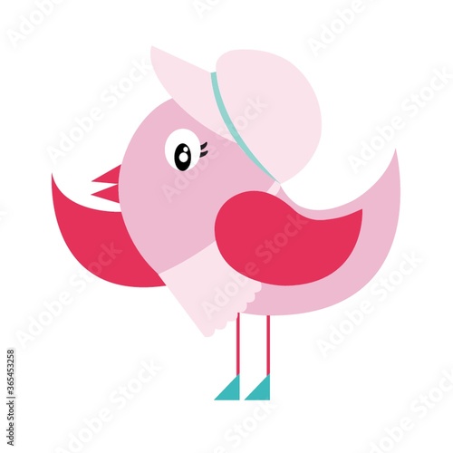bird with apron
