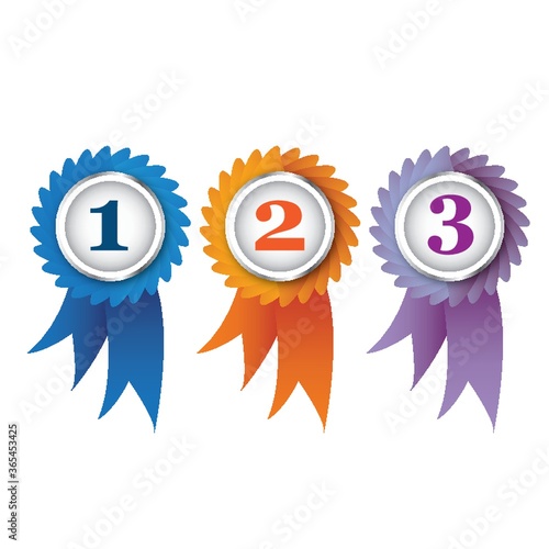 number badge
