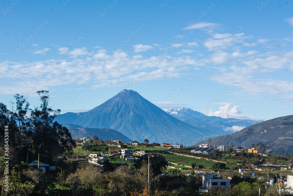 Tungurahua and the Altar volcanos located in Ecuador Tungurahua and the Altar volcanos located in Ecuador