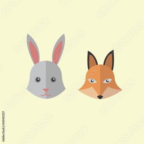 rabbit and fox