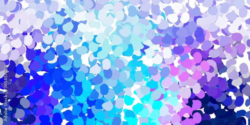 Light pink, blue vector template with abstract forms. Light pink, blue vector template with abstract forms.