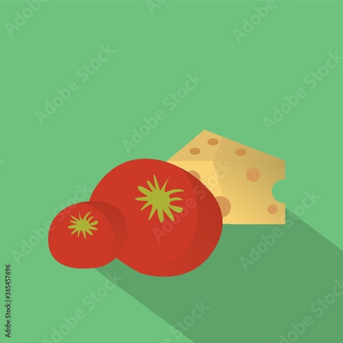 tomatoes and cheese