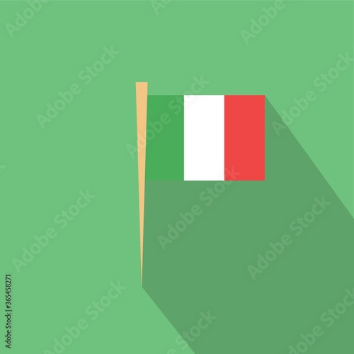 italian flag toothpick
