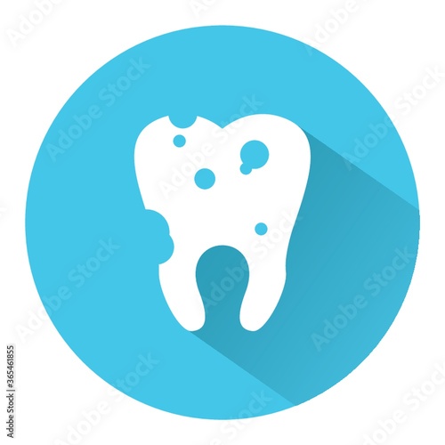 tooth with caries