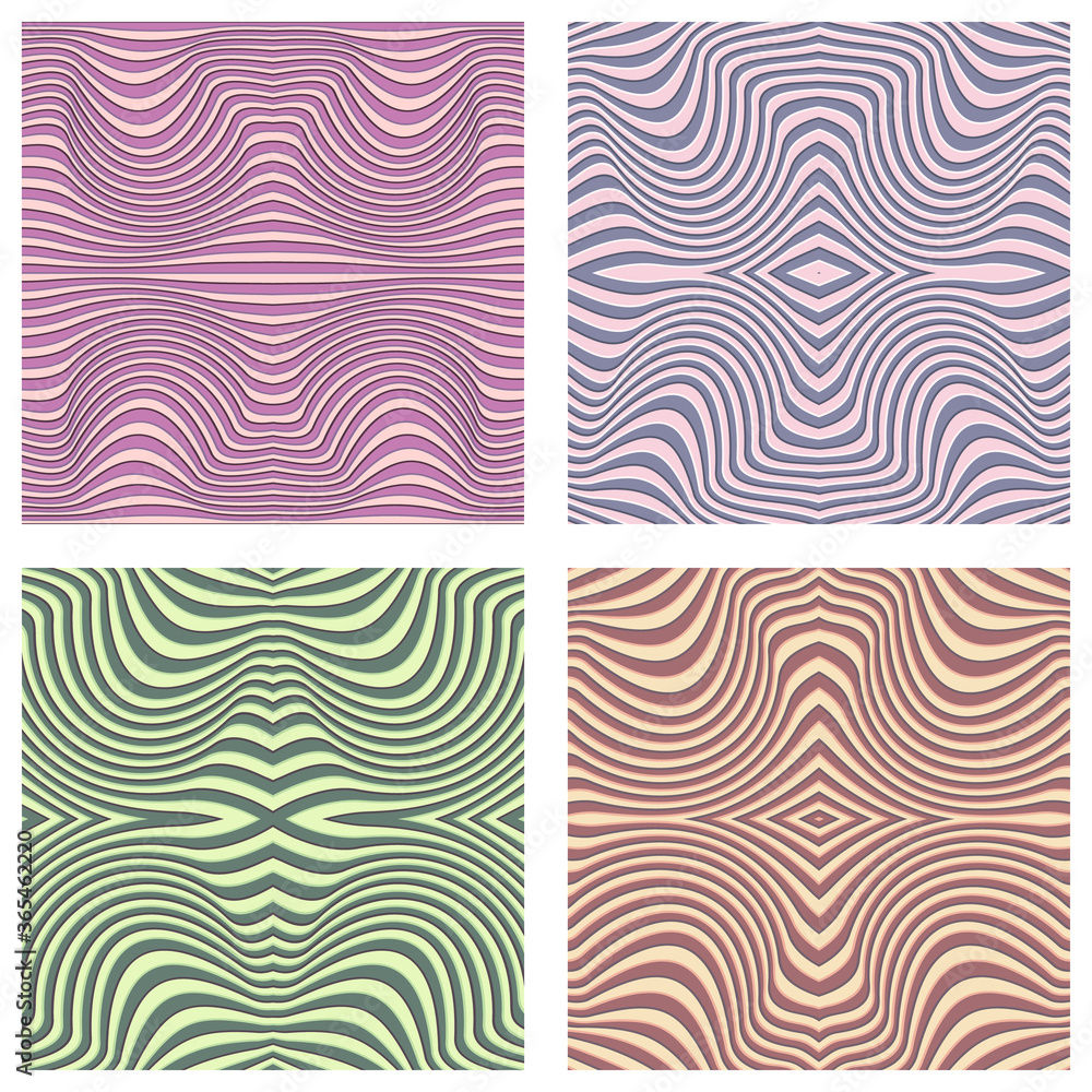 Vector abstract ornamental patterns set Vector abstract ornamental patterns set