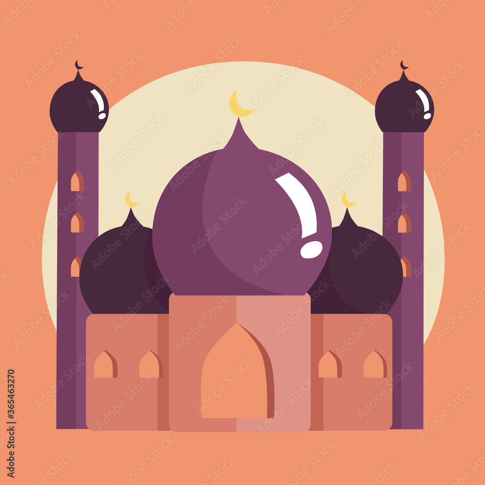 How to Draw a Beautiful Mosque (Islam) Step by Step |  DrawingTutorials101.com