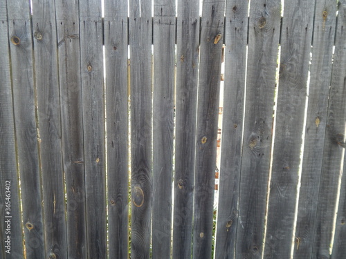 old wooden fence