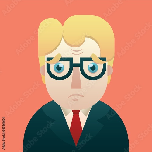 worried businessman