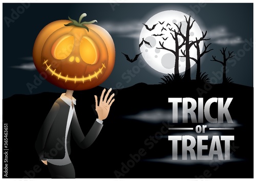 trick or treat halloween poster
