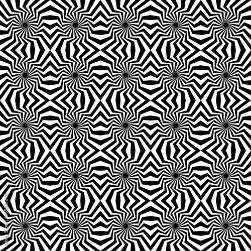 Vector geometric pattern with distortion effect