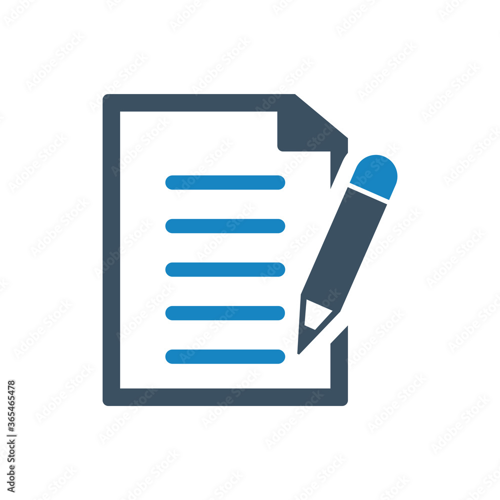 Document pen icon Document pen icon