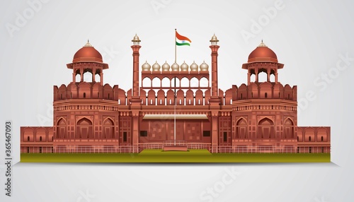 Photo Red Fort in New Dehli, India