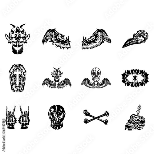 tattoo design set