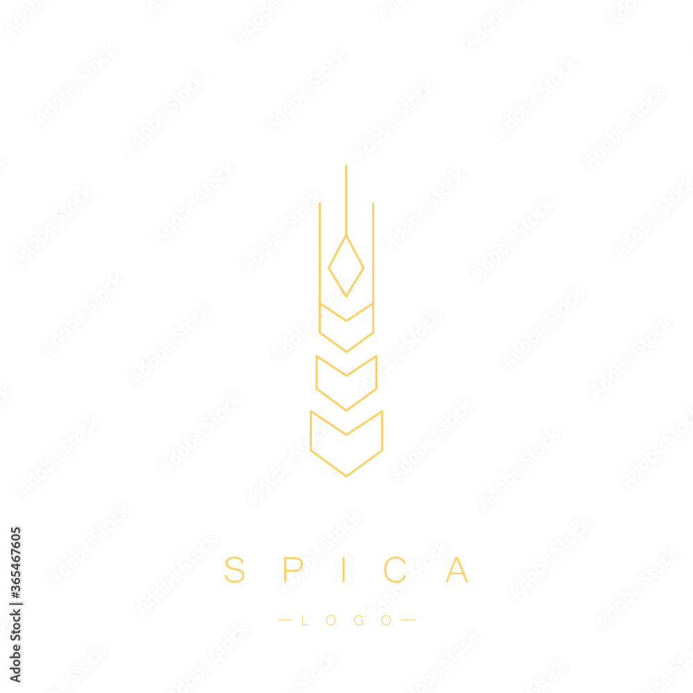 Spica logo. Wheat. Agriculture and Harvest Concept. Vector illustration
Spica logo. Wheat. Agriculture and Harvest Concept. Vector illustration