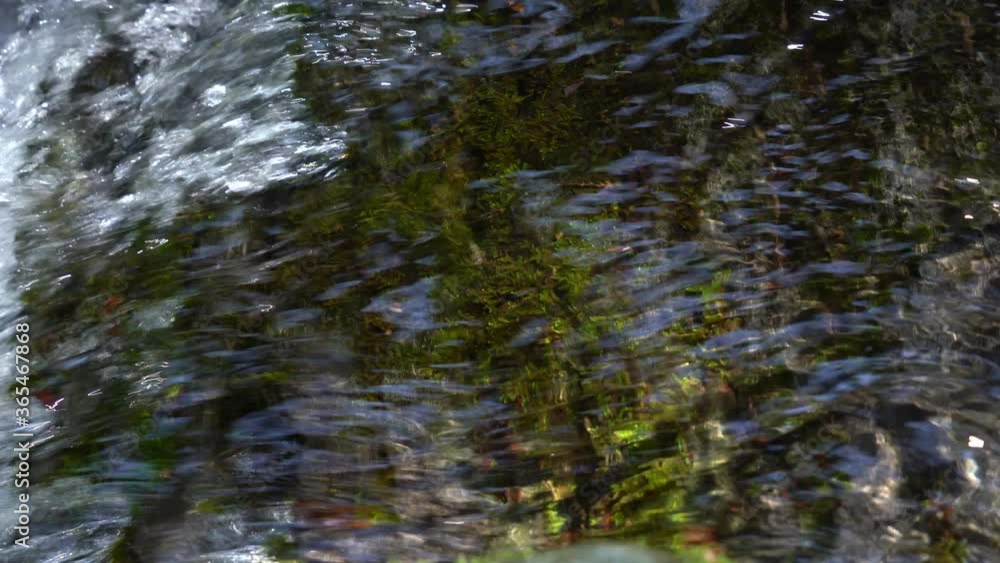 shallow water flow in rocky area in JAPAN. shallow water flow in rocky area in JAPAN.