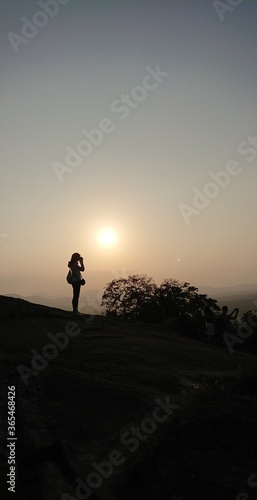 silhouette of a woman 