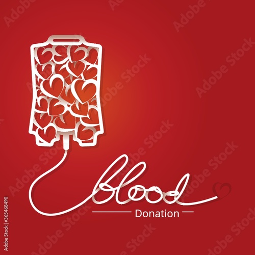 blood donation concept