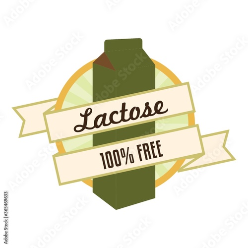 lactose free label