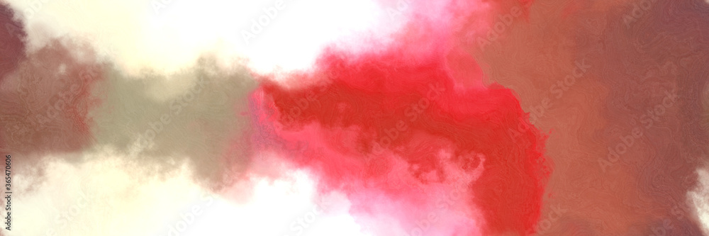 abstract watercolor background with watercolor paint style with moderate red, antique white and rosy brown colors. can be used as web banner or background