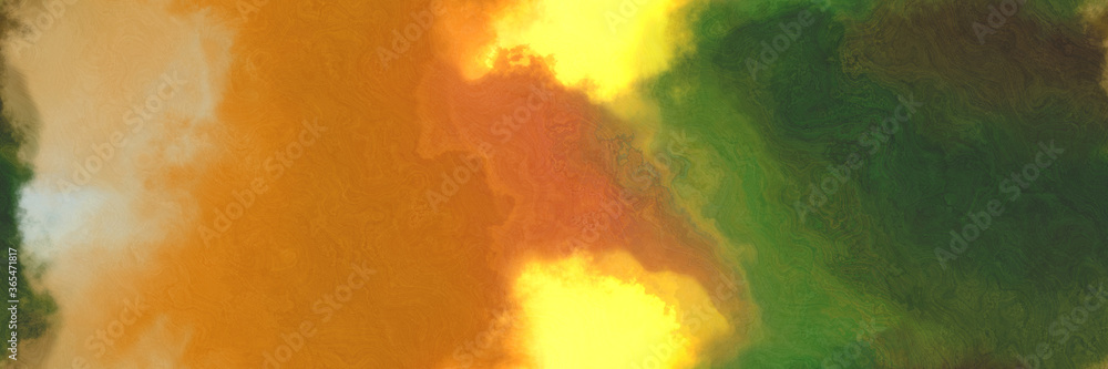 abstract watercolor background with watercolor paint style with dark olive green, bronze and khaki colors. can be used as web banner or background