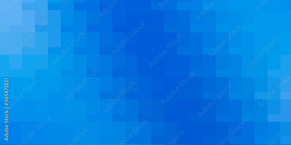 Light BLUE vector backdrop with rectangles. New abstract illustration with rectangular shapes. Design for your business promotion.