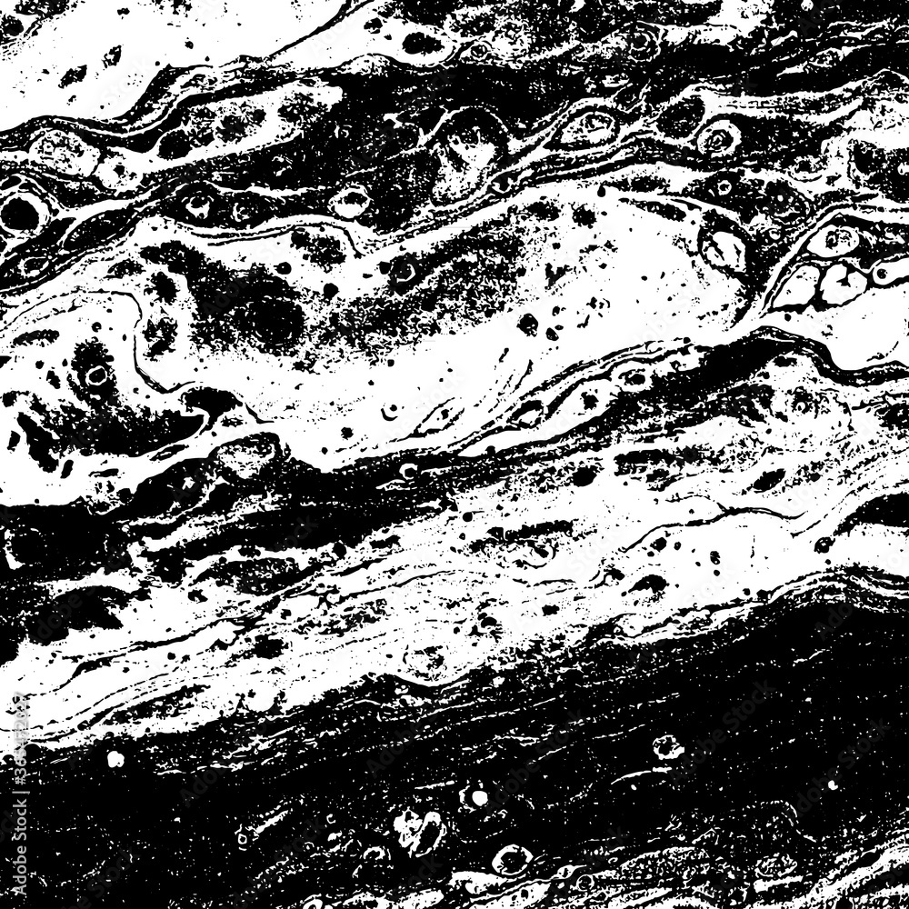 Black and white grunge texture. Vector abstract monochrome background. Old worn surface covered with dirt, scratches, cracks Black and white grunge texture. Vector abstract monochrome background. Old worn surface covered with dirt, scratches, cracks