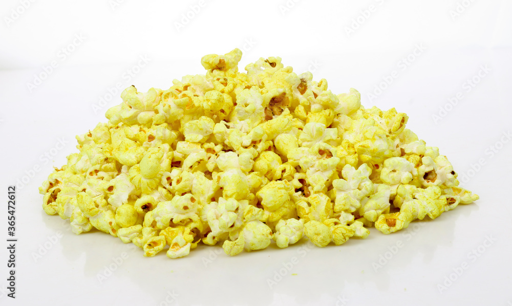 Group of popcorn on dark background Group of popcorn on dark background