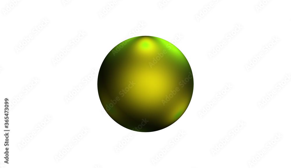 3d illustration
green and yellow sphere with a white background 3d illustration
green and yellow sphere with a white background
