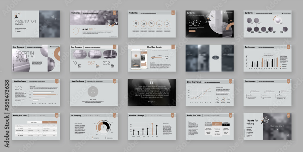 Geometric Presentation Element Templates. Vector infographics. Geometric Presentation Element Templates. Vector infographics.