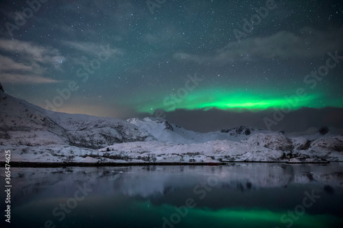 Polarlicht über den Lofoten - Norwegen © EinBlick