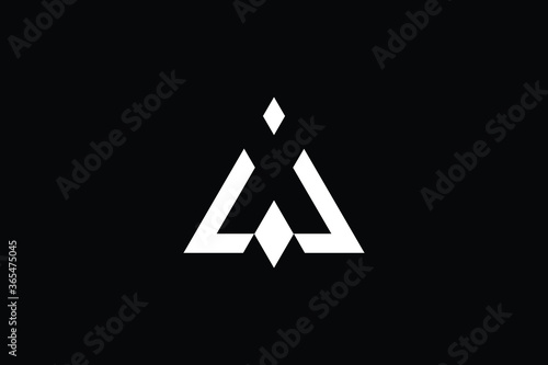 Minimal Innovative Initial AX logo and XA logo. Letter AX XA creative elegant Monogram. Premium Business logo icon. White color on black background