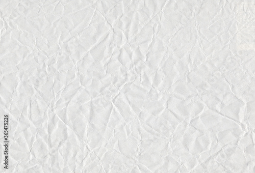 Crumpled white paper background. Extra large highly detailed image.