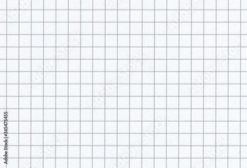 Blank white notebook grid paper background. Extra large highly detailed image. 