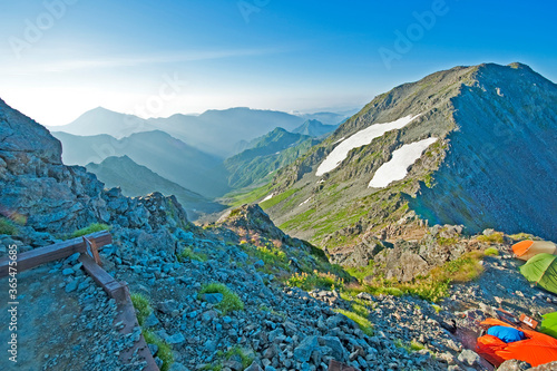 Morning  Mt. Yari  Japan Alps