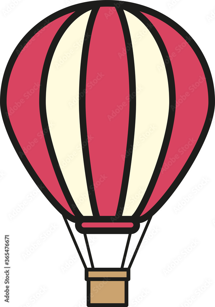 Obraz premium Hot Air Balloon Vector