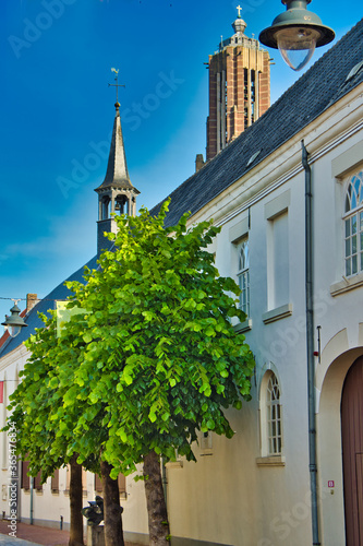 City view in Weert the Netherlands from the Birgittinessen sisterhouse photo