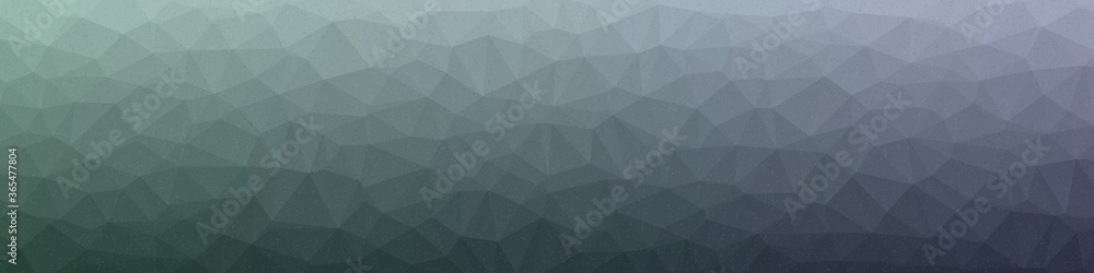 Obraz premium Viridian color Abstract color Low-Polygones Generative Art background illustration