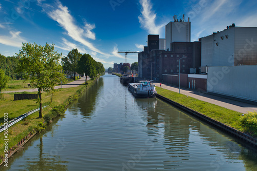 a vieuw from the Zuid-Willemsvaart canal in Weert the netherlands photo