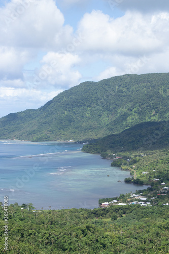 Mountain viewpoint in Samoa
