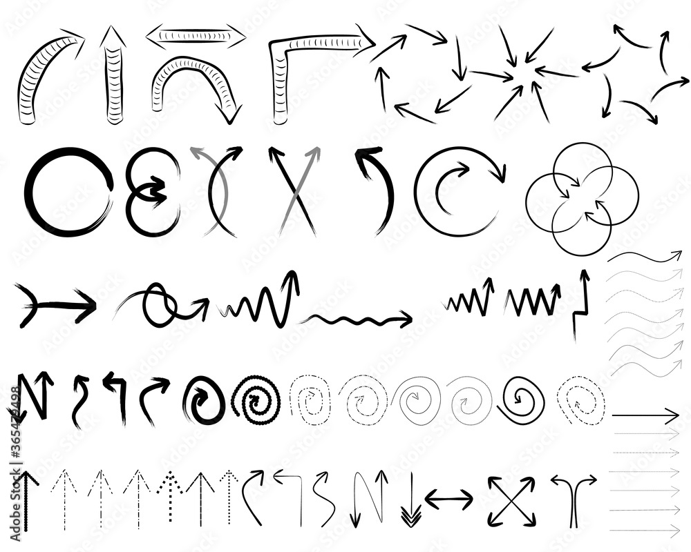 Easy and free application and change of shape, color, direction. A set of various arrows for design. Easy and free application and change of shape, color, direction. A set of various arrows for design.
