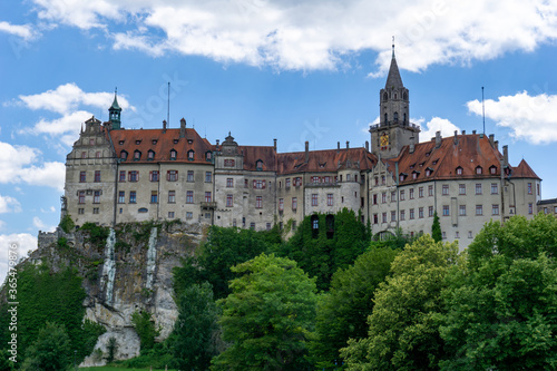 panorama view of the Hohenzollern Castle Sigmaringen