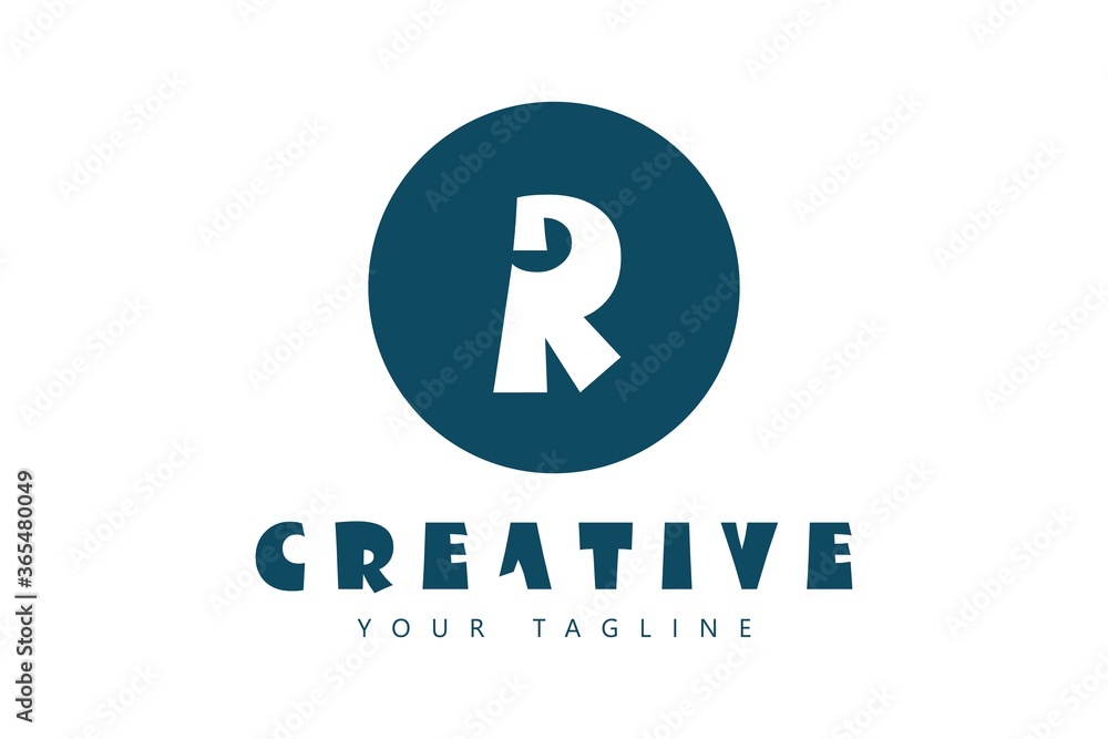 creative initial letter R logo vector design creative initial letter R logo vector design
