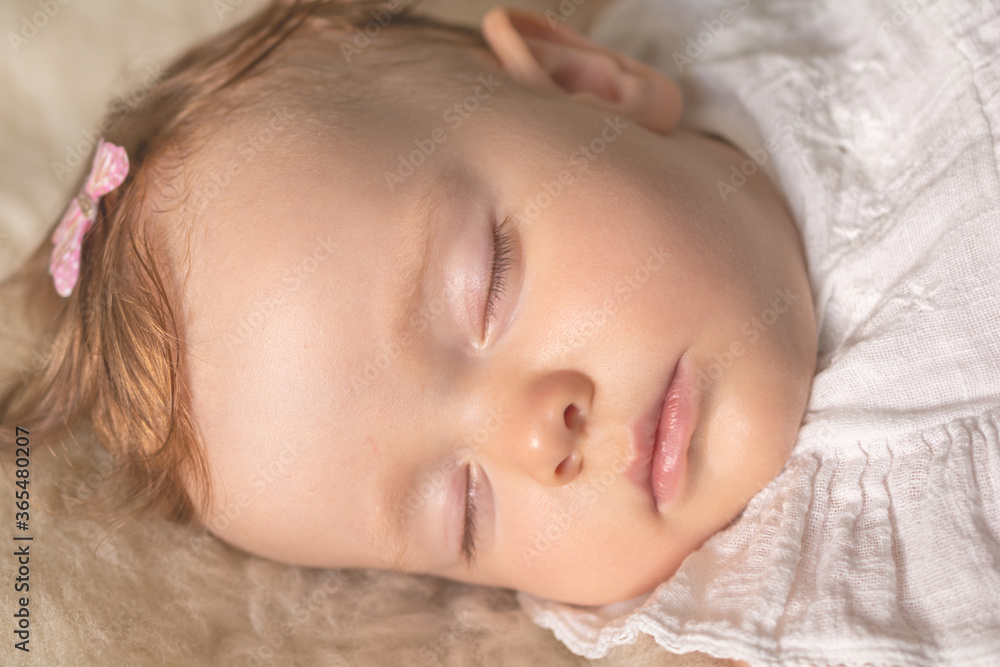 portrait of a little girl sleeping portrait of a little girl sleeping