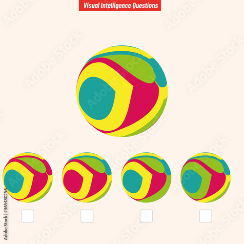 Visual Intelligence Questions. Find the same. IQ Test