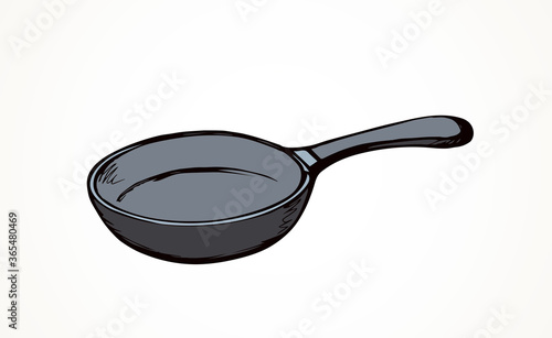 Pan. Vector drawing