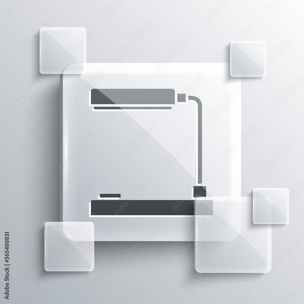 Grey Table lamp icon isolated on grey background. Table office lamp. Square glass panels. Vector Illustration. Grey Table lamp icon isolated on grey background. Table office lamp. Square glass panels. Vector Illustration.