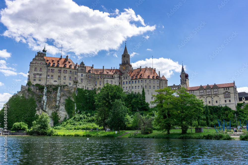 panorama view of the Hohenzollern Castle Sigmaringen